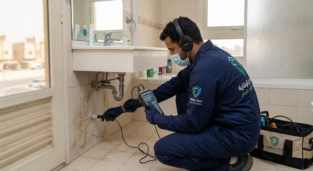 خبراء كشف تسربات المياه بالدمام | فحص دقيق (درع الوقاية)