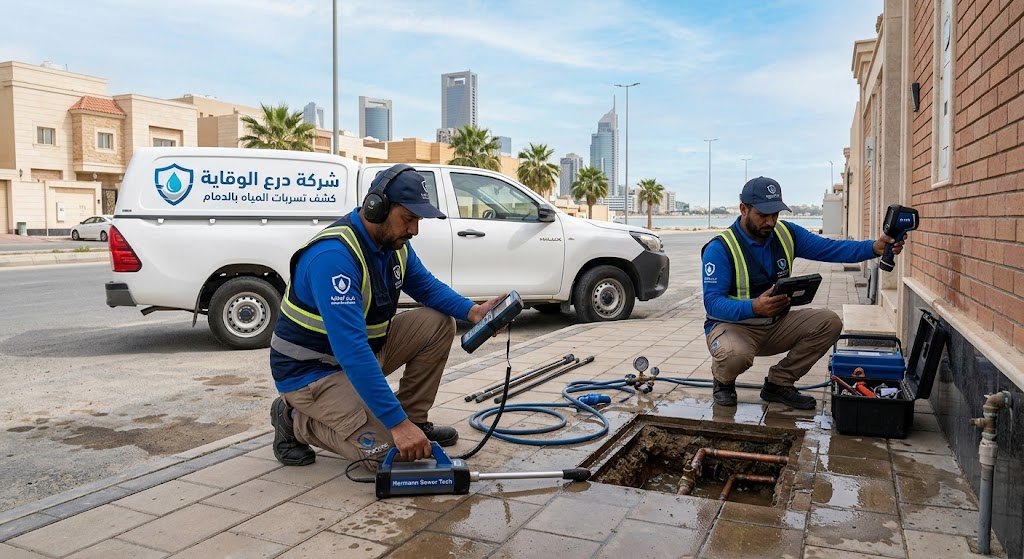شركة درع الوقاية | كشف تسربات المياه بالدمام بأحدث الأجهزة