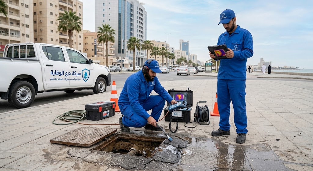 كشف تسربات المياه الخبر
