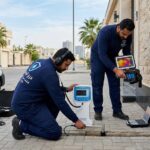 كشف تسربات المياه بالقطيف