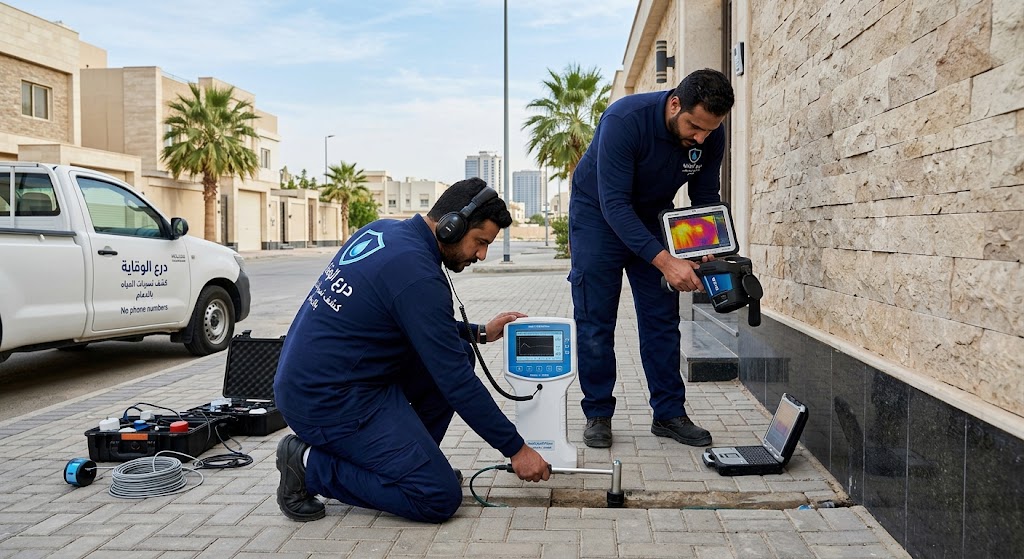كشف تسربات المياه بالقطيف